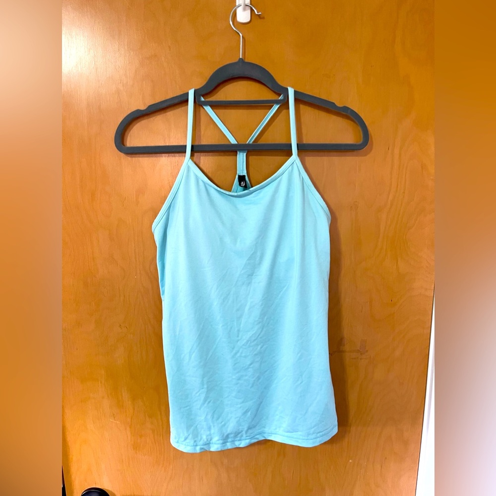 Blue tank